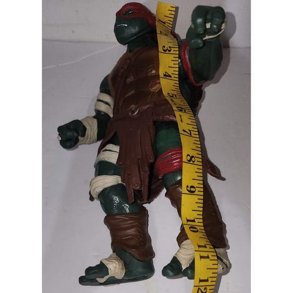 TMNT Raphael Action Figure Teenage Mutant Ninja Turtles Collectible 11 Inch - Picture 3 of 3